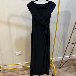 Ralph Lauren black label V-Neck Column Gown size 2